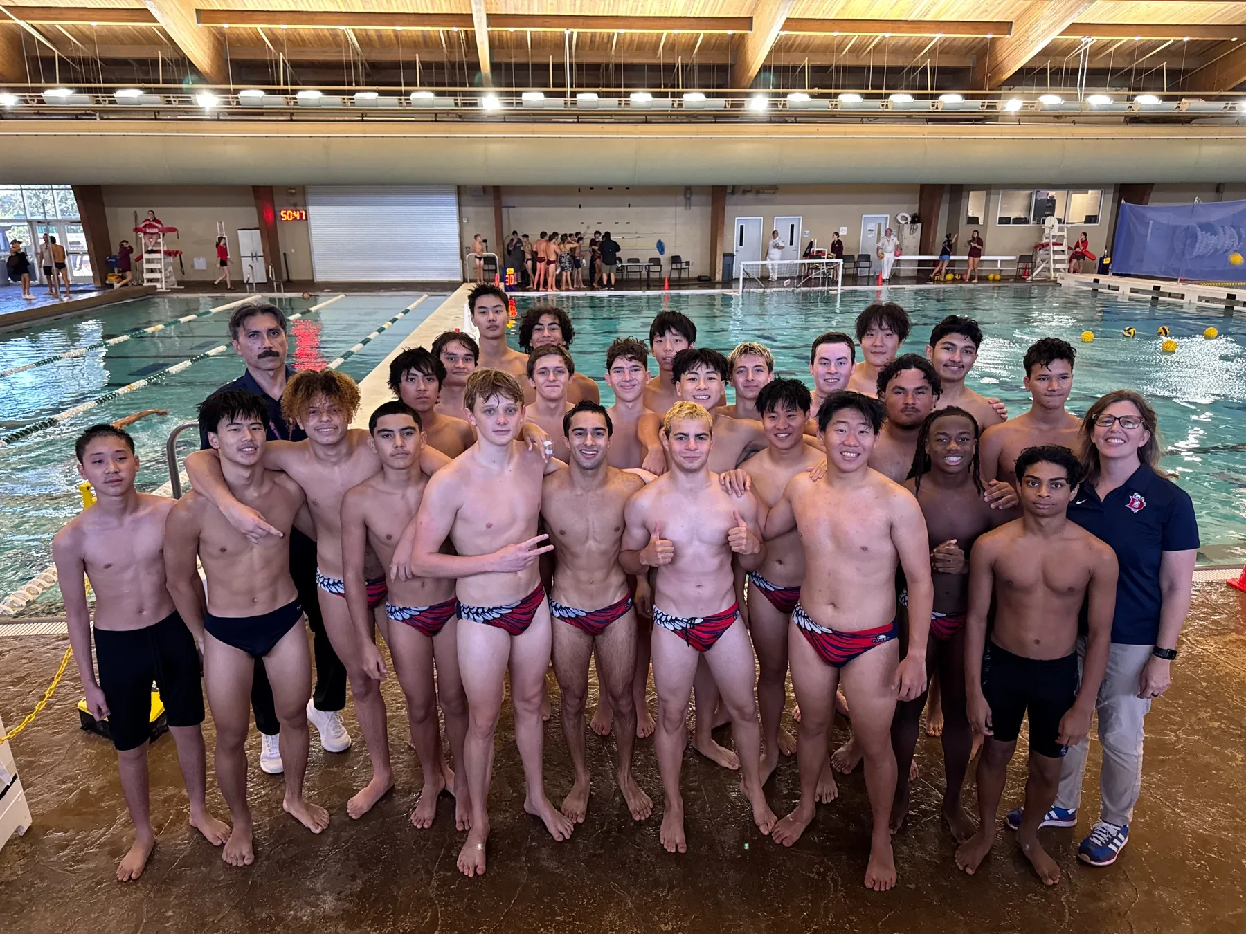 Dawson boys water polo team